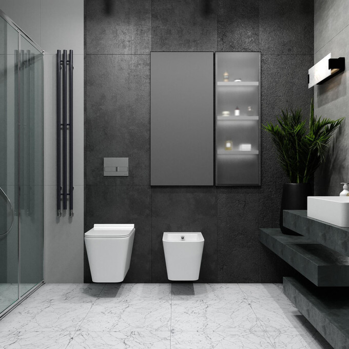 Панель смыва Koller Pool Neon Bright Chrome KP-226-002, Цвет производителя: хром, фото 2