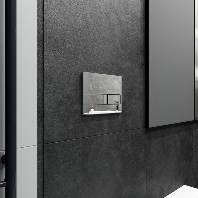 Панель смыва Koller Pool Neon Bright Chrome KP-226-002, Цвет производителя: хром, фото 4