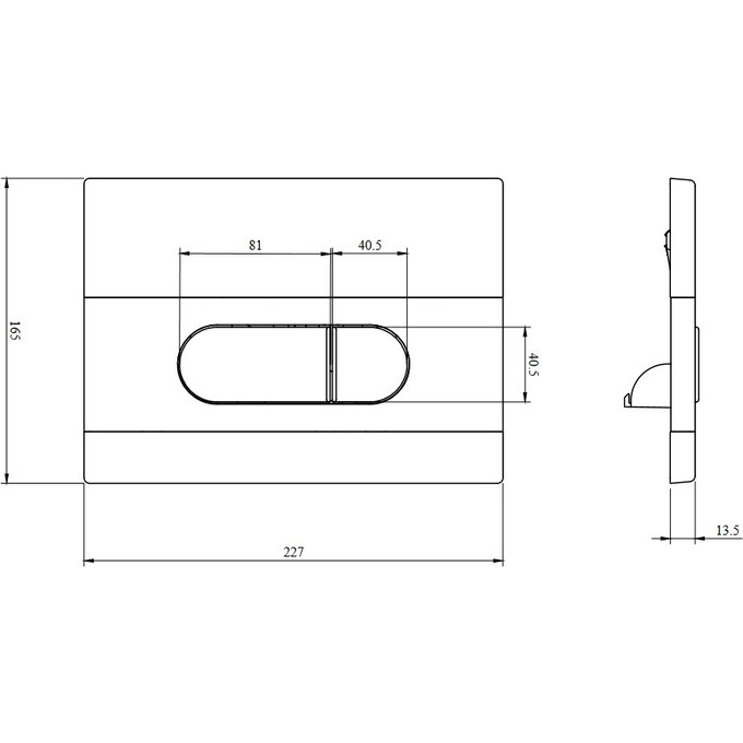 Панель смыва Koller Pool Orion Cosmo Gold KP-228-021 (золотая), Цвет производителя: золото, фото 6