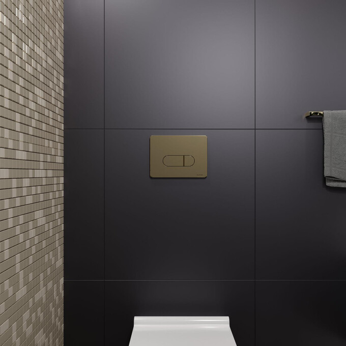 Панель смыва Koller Pool Orion Cosmo Gold KP-228-021 (золотая), Цвет производителя: золото, фото 2