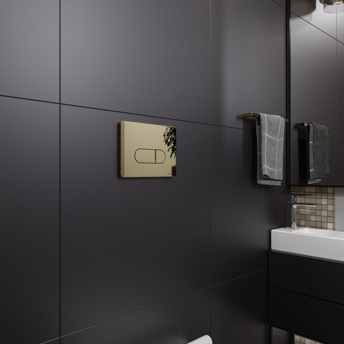 Панель смыва Koller Pool Orion Cosmo Gold KP-228-021 (золотая), Цвет производителя: золото, фото 3