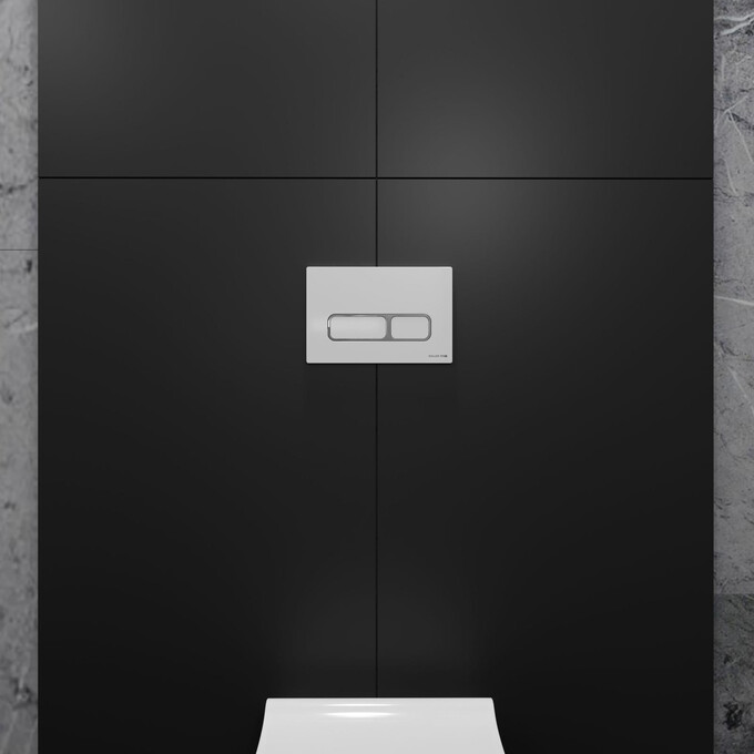 Панель змиву Koller Pool Edge White/Chrome KP-ED-003 (білий/хром), Колір виробника: білий глянець, хром, фото , изображение 2