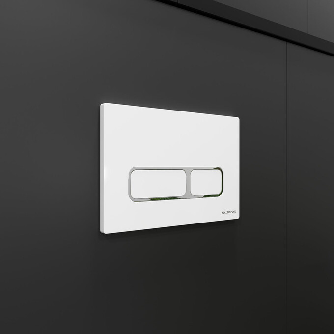 Панель змиву Koller Pool Edge White/Chrome KP-ED-003 (білий/хром), Колір виробника: білий глянець, хром, фото , изображение 4