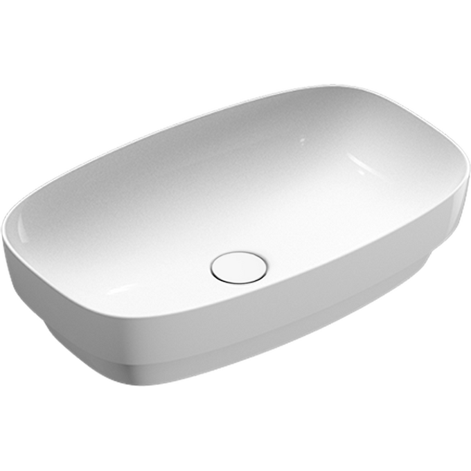 Раковина Catalano Alvea 60 0624600001 (160AGRLX00, 60x38 см, чаша), Доступные размеры: 60 x 38, Цвет производителя: белый глянец, фото 