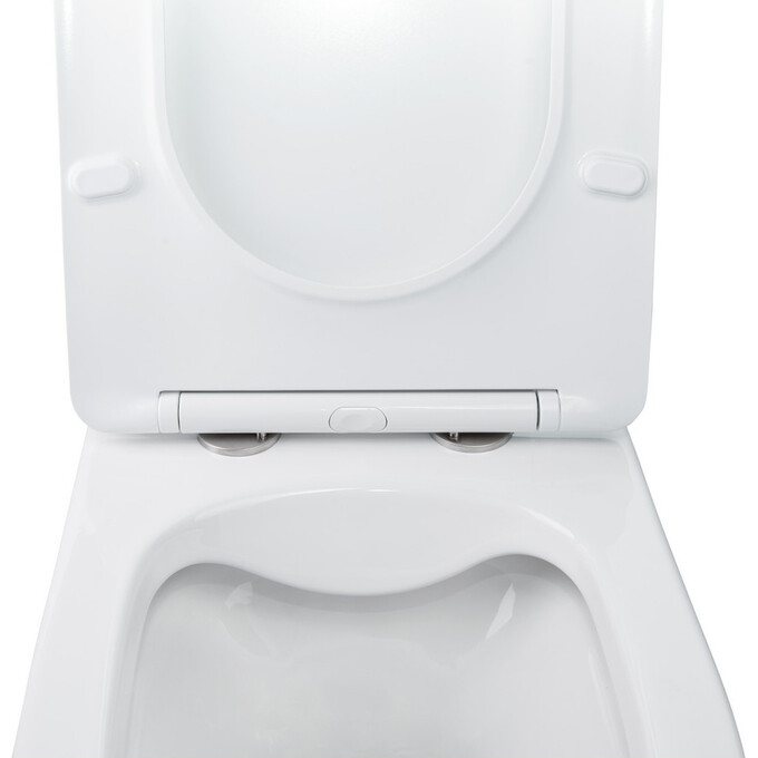 Комплект Qtap Swan QT16335178W47435 (унітаз підвісний Qtap Swan Rimless QT16335178W + біде підвісне Qtap Swan QT16555378W), фото , изображение 5