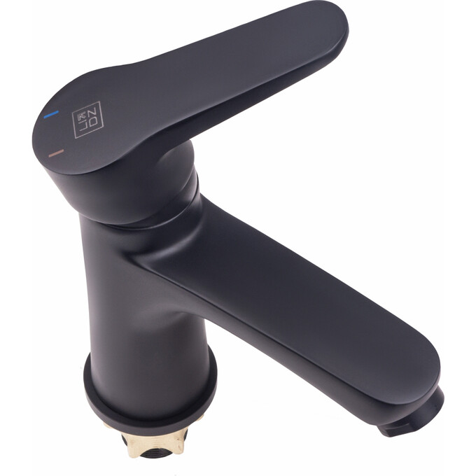 Комплект смесителей 2 в 1 для ванной комнаты Lidz Nicole Black Matt LDNIC005BLA4518345895 (LDNIC001FBLA35178 + LDNIC005BLA45183, черный матовый), фото 4