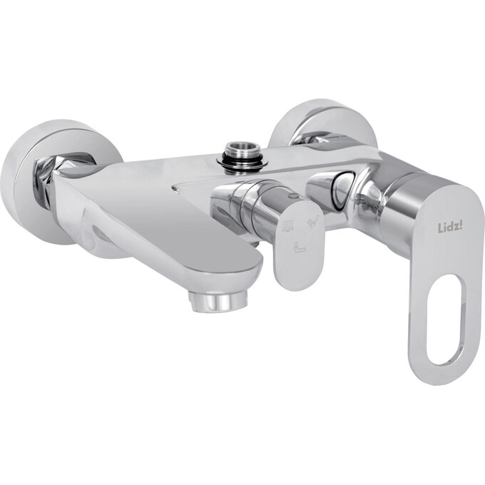 Комплект смесителей 2 в 1 для ванной комнаты Lidz Latwa Chrome LDLAT001CRM4541246360 (LDLAT001CRM45412 + LDLAT1030CRM45417), фото 5