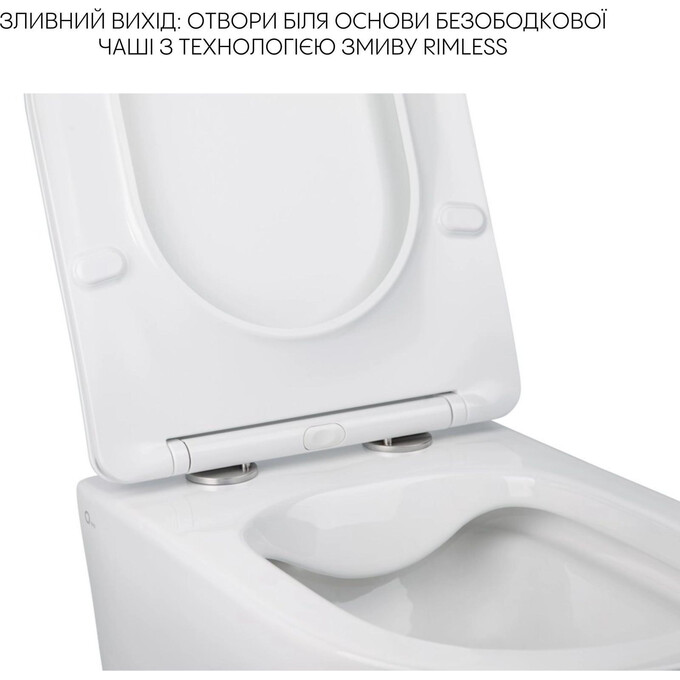 Комплект Qtap Jay QT07335176W47433 (унітаз підвісний Qtap Jay Rimless QT07335176W + біде підвісне Qtap Jay QT07555376W), фото , изображение 12