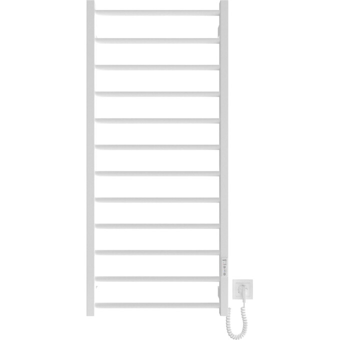 Электрический полотенцесушитель Hygge Family Leeds 6.1.0805.06.WM (530x1170 см, белый матовый, с программатором), Доступные размеры: 530 x 1170, Цвет производителя: белый матовый, фото 2