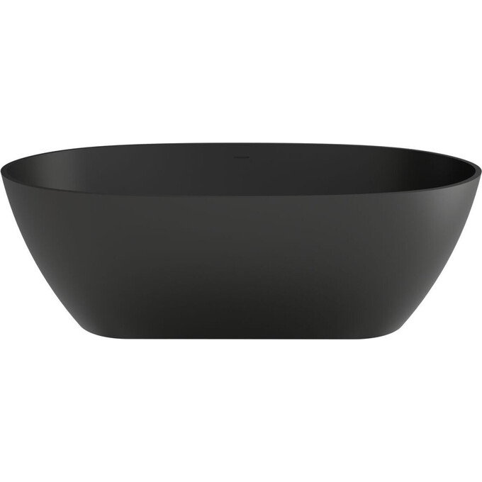 Мармурова ванна Miraggio Estella Miramarble Matt Full RAL 8814322 (167x83 см, чорна матова, окремостояча), Технологія виробництва: full ral, Колір виробника: чорний матовий, фото , изображение 3