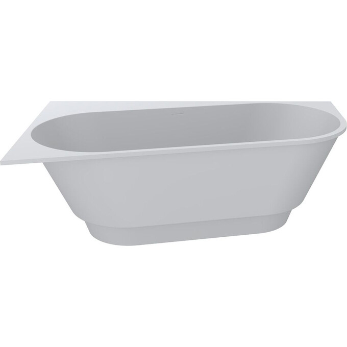 Каменная ванна Miraggio Layla CL Mirasoft 8814295 (180x114 см, белая матовая, левая), Доступные размеры: 180 x 114 L, фото 3