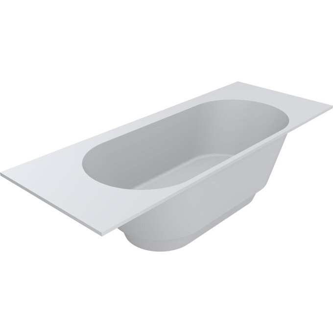 Каменная ванна Layla SC Mirasoft 8814297 (240x92 см, белая матовая), Доступные размеры: 240 x 92, фото 