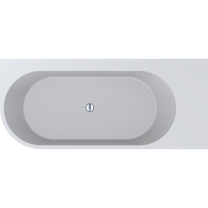 Кам'яна ванна Miraggio Layla SL Mirasoft 8814298 (211x92 см, біла матова, права), Доступні розміри: 211 x 92 L, фото , изображение 3