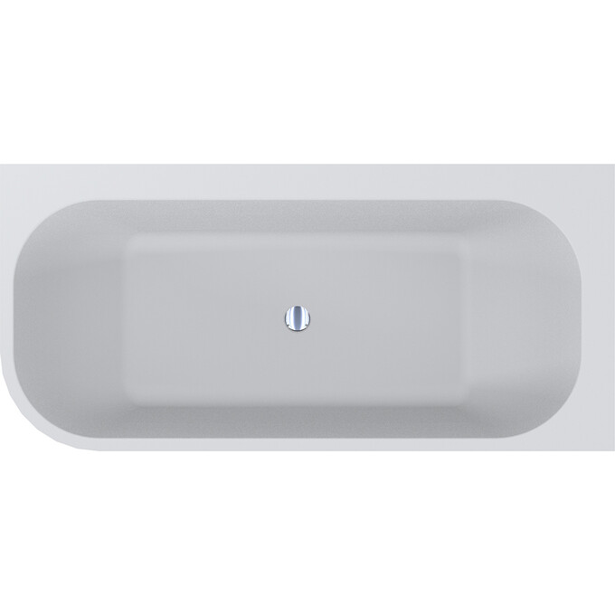 Кам'яна ванна Miraggio Maria L Mirasoft 8814057 (186x87 см, біла матова, правостороння), Технологія виробництва: Mirasoft Technology, Колір виробника: білий матовий, фото , изображение 3