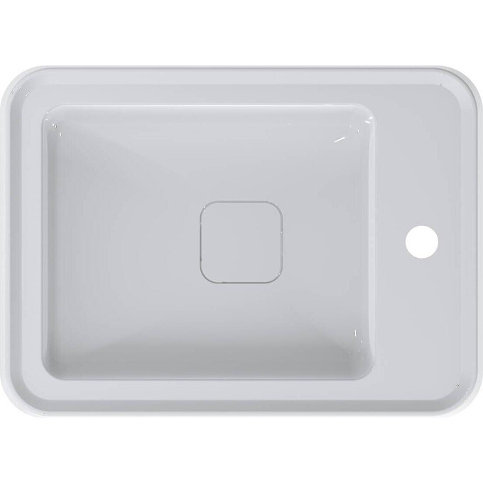 Раковина Miraggio Marrakesh 380 L Miramarble 8814257 (51x38 см, біла глянсова), Доступні розміри: 51 x 38 L, Технологія виробництва: Miramarble, Колір виробника: білий глянець, фото , изображение 6