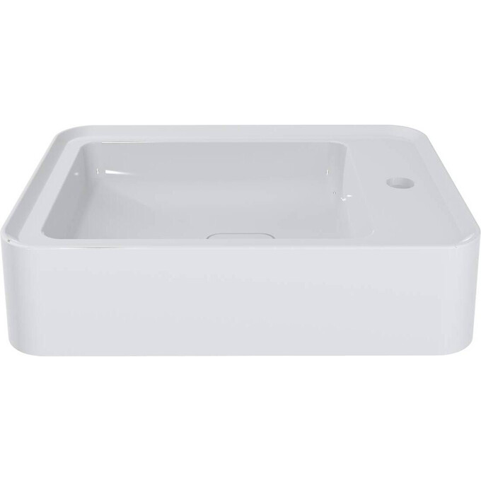 Раковина Miraggio Marrakesh 380 L Miramarble 8814257 (51x38 см, біла глянсова), Доступні розміри: 51 x 38 L, Технологія виробництва: Miramarble, Колір виробника: білий глянець, фото , изображение 5