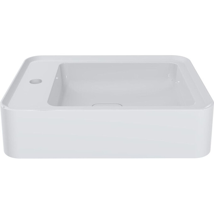 Раковина Miraggio Marrakesh 380 R Miramarble 8814254 (51x38 см, біла глянсова), Доступні розміри: 51 x 38 R, Технологія виробництва: Miramarble, Колір виробника: білий глянець, фото , изображение 6