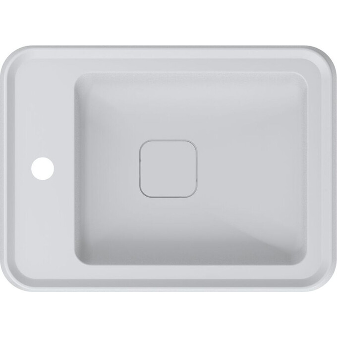 Раковина Miraggio Marrakesh 380 R Miramarble Matt 8814255 (51x38 см, біла матова), Доступні розміри: 51 x 38 R, Технологія виробництва: Miramarble Matt, Колір виробника: білий матовий, фото , изображение 2