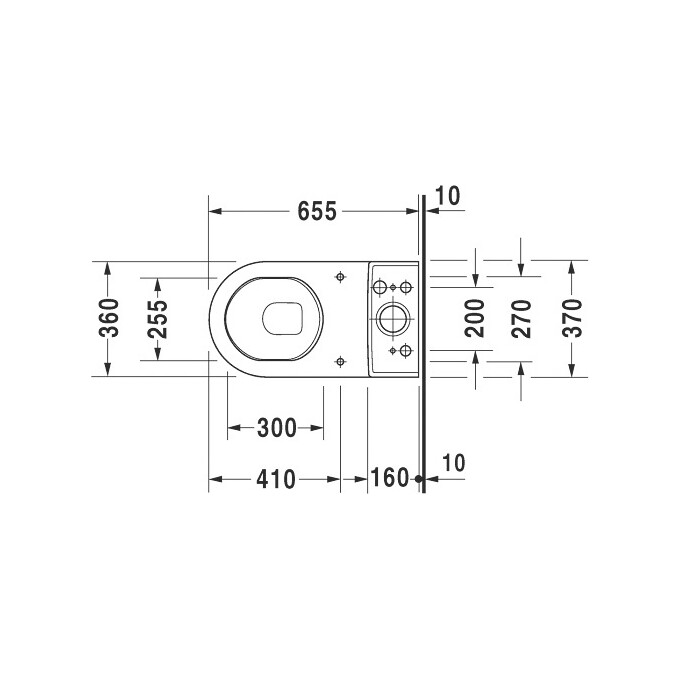 Унитаз-компакт Duravit Starck 3 0126090000+0920100005 (без сиденья), фото 6