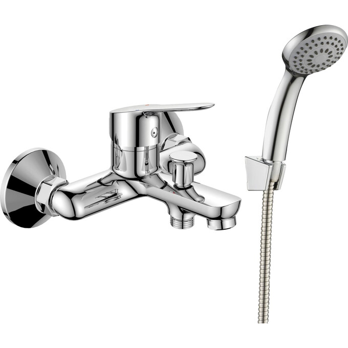 Змішувач для ванни RJ Venus Chrome RJFA092-04CH (з лійкою та шлангом), фото 