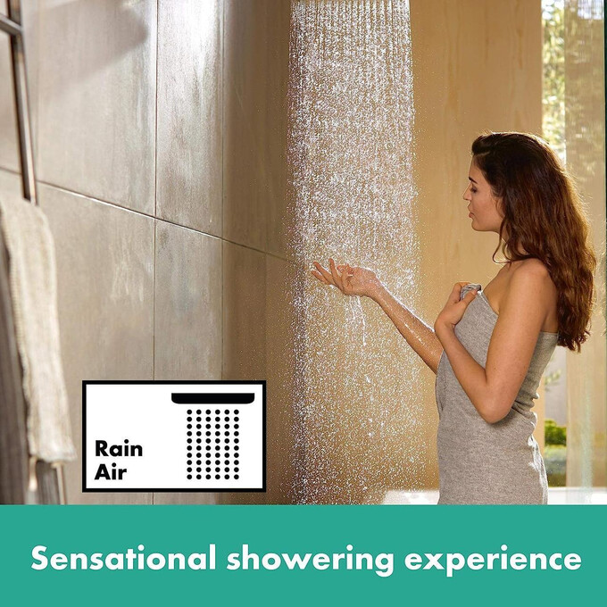 Душевая система с термостатом Hansgrohe Croma Select S Showerpipe 280 1jet Brushed Bronze 26890140 (брашированная бронза), Цвет производителя: брашированная бронза, фото 3