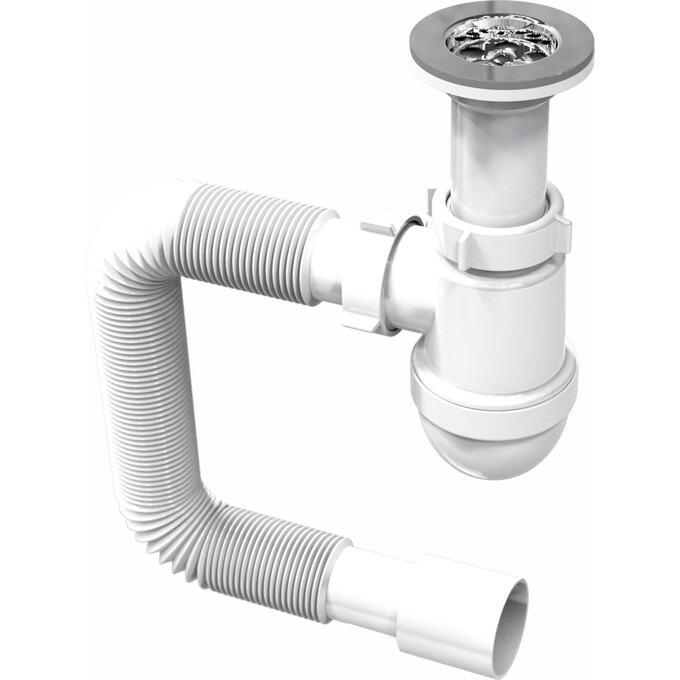 Сифон для раковини RJ RSW405080 (пляшковий), фото 