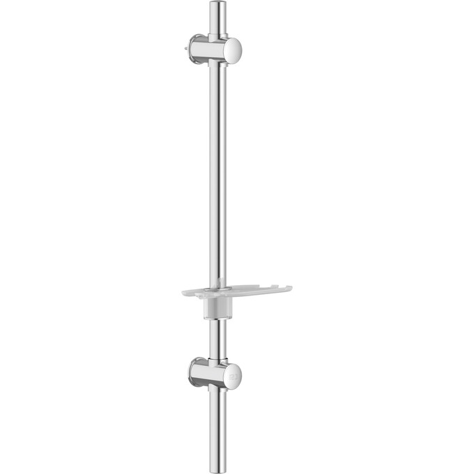 Штанга для душа RJ Chrome RJSH000-10CH (с мыльницей), фото 