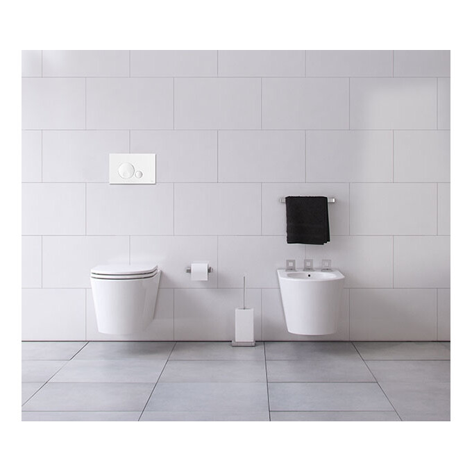 Клавіша змиву Oli Globe 152949 (біла), Колір виробника: білий, фото , изображение 2