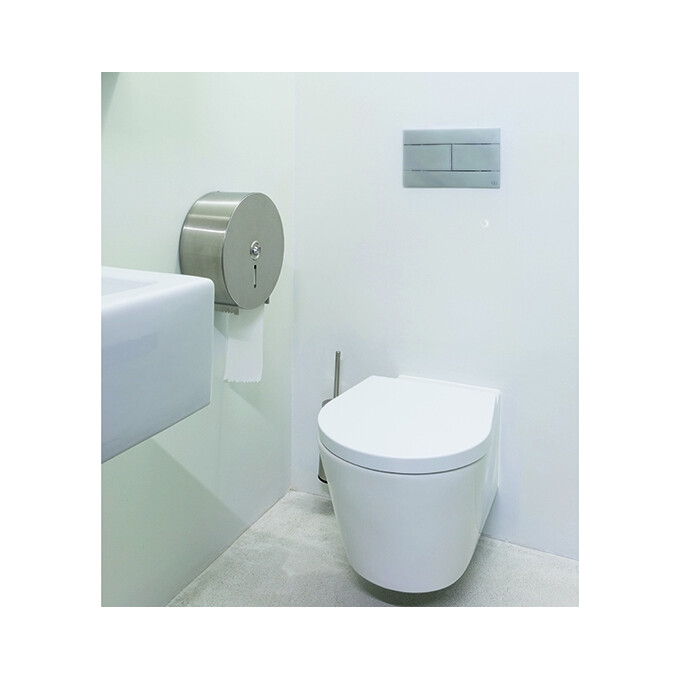 Клавіша змиву Oli Slim 659046 (сатин), Колір виробника: сатин (хром матовий), фото , изображение 3