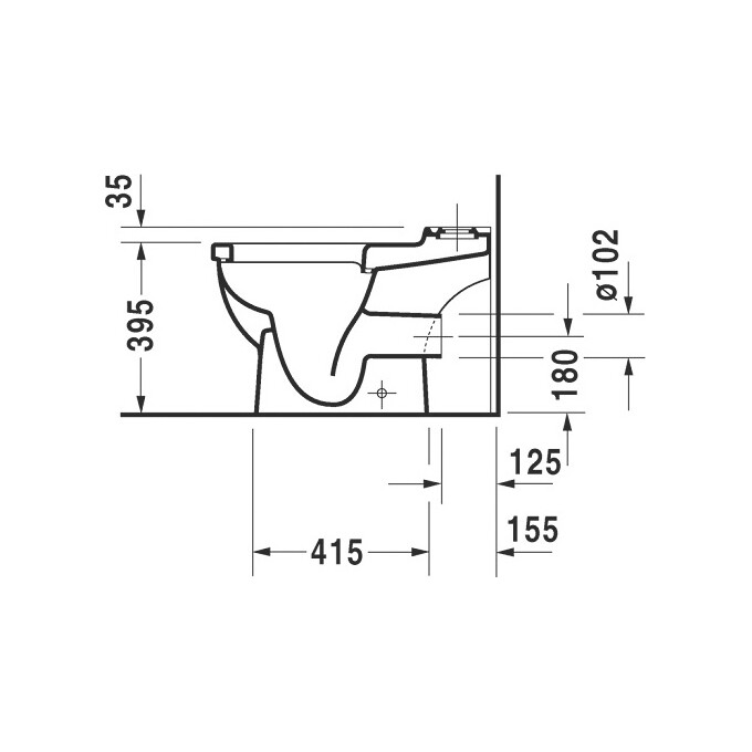 Унитаз-компакт Duravit Starck 3 0126090000+0920100005 (без сиденья), фото 5