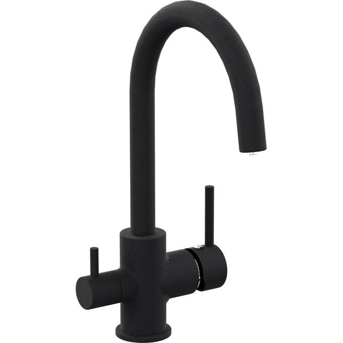 Змішувач для кухні Imprese Daicy 55009-UB (чорний, з підключенням питної води), Колір виробника: чорний, фото 