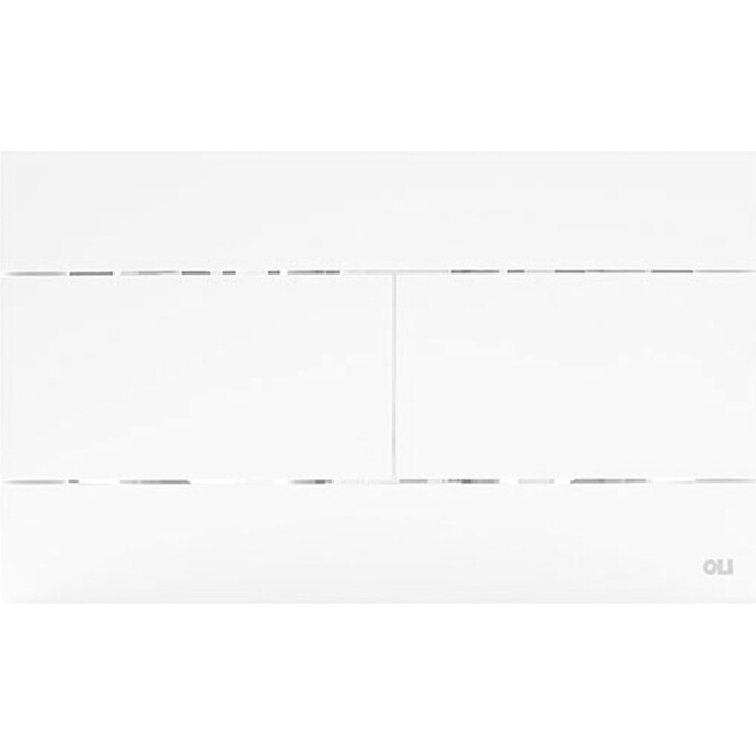 Клавіша змиву Oli Slim 659041 (біла), Колір виробника: білий глянець, фото 