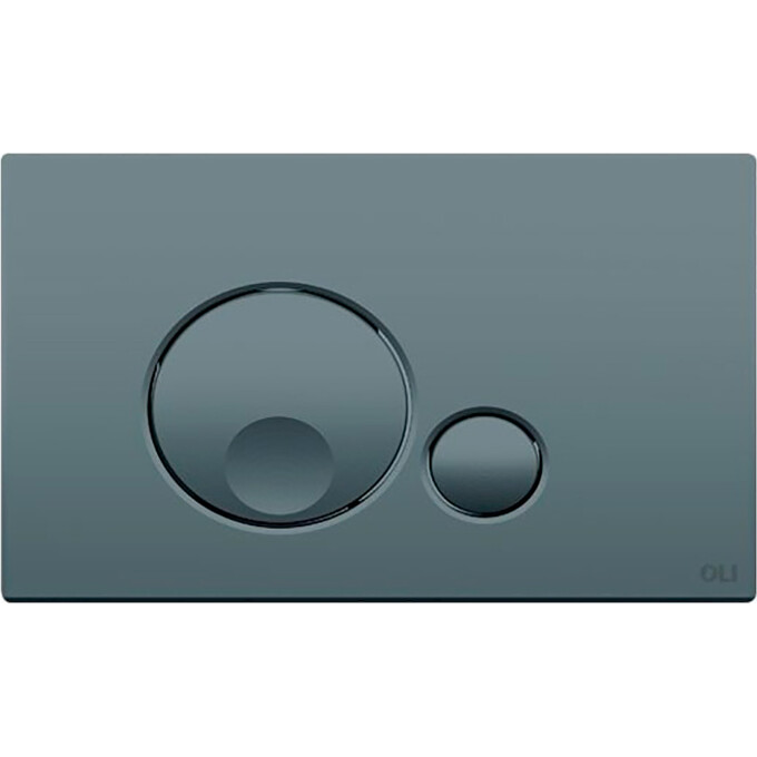 Клавіша змиву Oli Globe 152953 (сіра матова), Колір виробника: сірий матовий, фото 