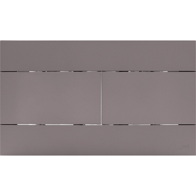 Клавіша змиву Oli Slim 010216 (сіра матова), Колір виробника: сірий матовий, фото 