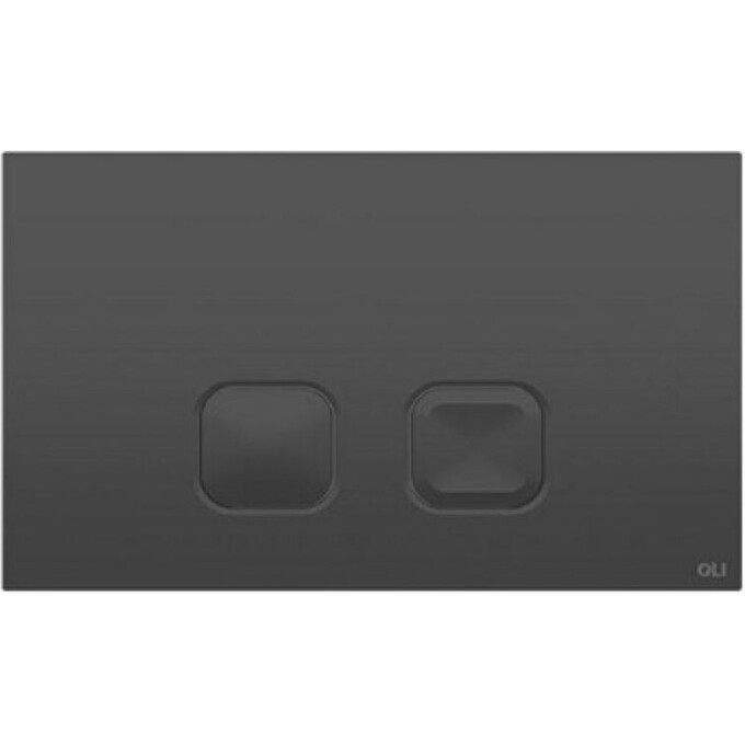 Клавіша змиву Oli Plain 070829 (чорна), Колір виробника: чорний матовий, фото 