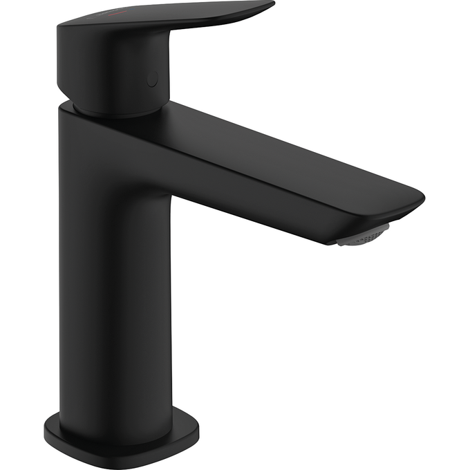 Смеситель для умывальника Hansgrohe Logis Black Matt 71254670 (черный матовый, с донным клапаном), Цвет производителя: черный матовый, фото 
