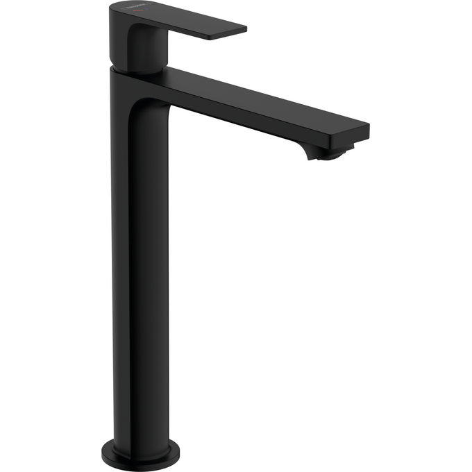Смеситель для умывальника Hansgrohe Rebris E Black Matt 72591670 (черный матовый, высокий, с донным клапаном), Цвет производителя: черный матовый, фото 