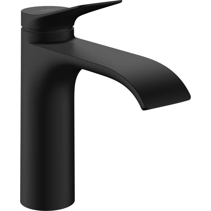Смеситель для умывальника Hansgrohe Vivenis Black Matt 75023670 (черный матовый, с каскадным изливом и донным клапаном), Цвет производителя: черный матовый, фото 