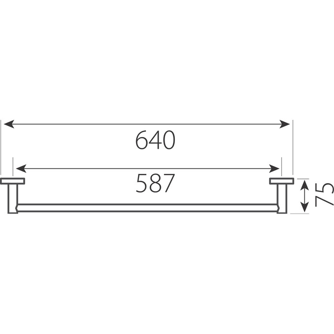 Рушникотримач Ferro Grace Chrome AC09, фото , изображение 4