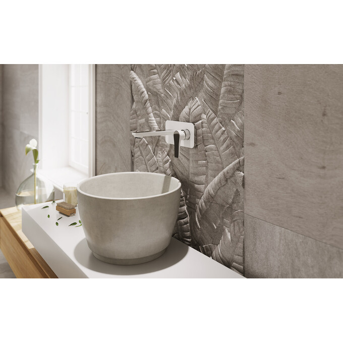 Смеситель скрытого монтажа для умывальника Ferro Adore White Matt/Chrome BDR3PA (белый матовый/хром, внутренняя часть в комплекте), Цвет производителя: белый матовый, хром, фото 2