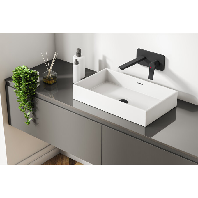 Змішувач прихованого монтажу Ferro Stratos Black Matt BSC3PABL (чорний матовий, внутрішня частина в комплекті), Колір виробника: чорний матовий, фото , изображение 3