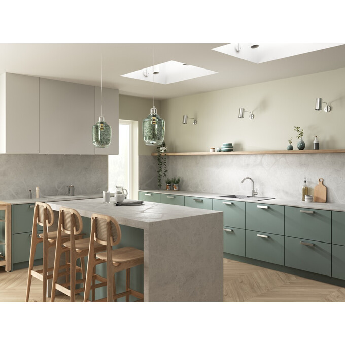 Мойка для кухни Ferro Mezzo II Grey DRGM48/78GA (78x48 см, серая, с сифоном и клапаном-автоматом), Доступные размеры: 78 x 48, Цвет производителя: серый, фото 3