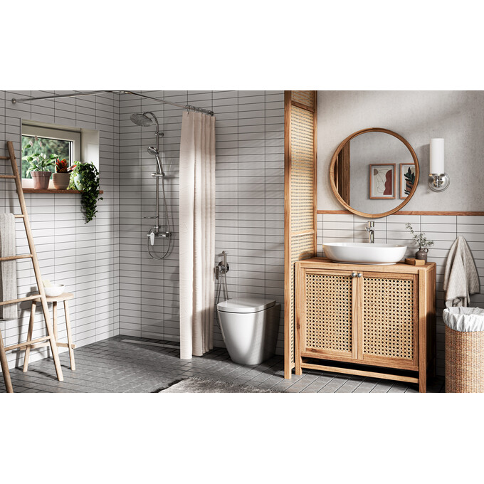 Душевая система Ferro Algeo Chrome NP71-BAG7U (с мыльницей), фото 4