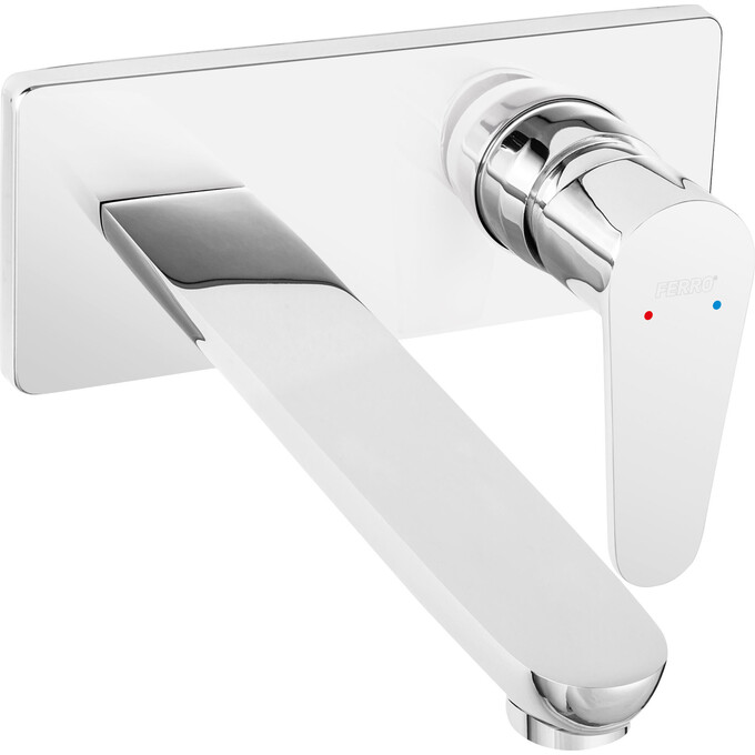 Змішувач прихованого монтажу для умивальника Ferro Algeo Chrome BAG3PA22 (внутрішня частина у комплекті), фото 