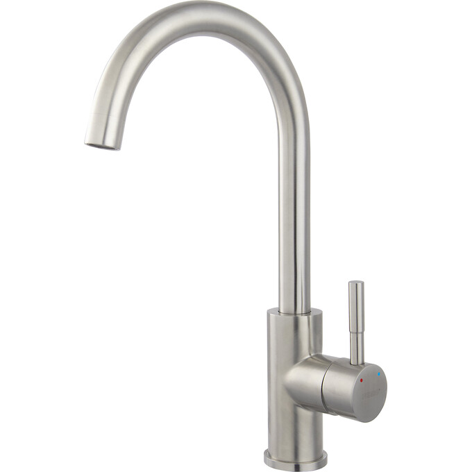 Змішувач для кухні Ferro Camira Inox BCR4 (нержавійка), фото 