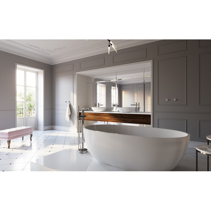 Гачок для ванної Ferro Grace Chrome AC05 (одинарний), фото , изображение 2