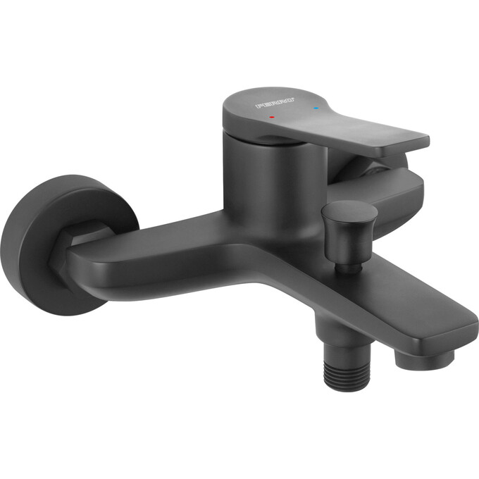 Смеситель для ванны Ferro Stratos Black Matt BSC1BL (черный матовый), фото 