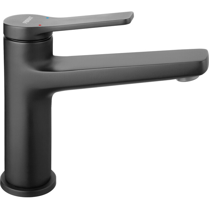 Змішувач для умивальника Ferro Stratos Black Matt BSC2BL (чорний матовий), фото 