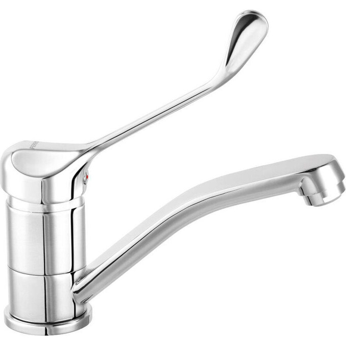 Змішувач для умивальника Ferro Tiga Medico Chrome BTGM2AVL (медичний), фото 