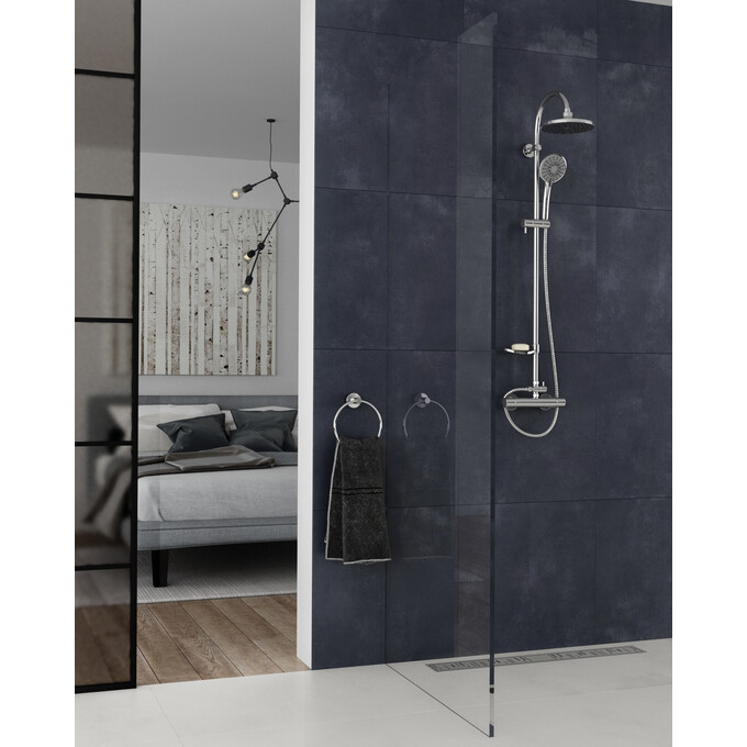 Рушникотримач Ferro Grace Chrome AC11 (кільце), фото , изображение 2